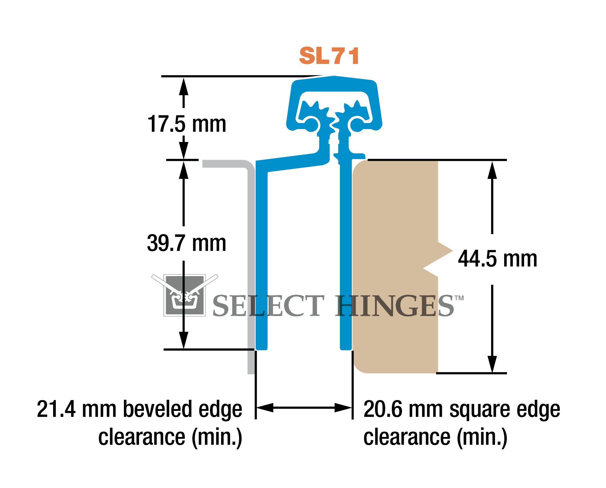 SL71 HD600 metric diagram