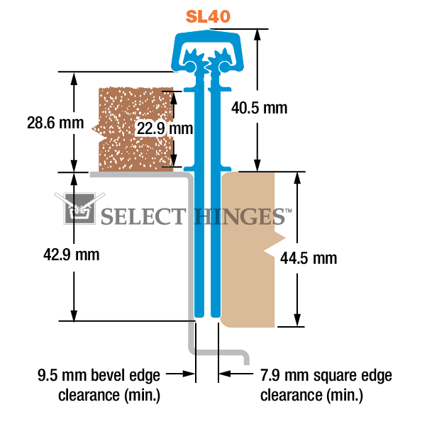 SL40 HD600 metric diagram