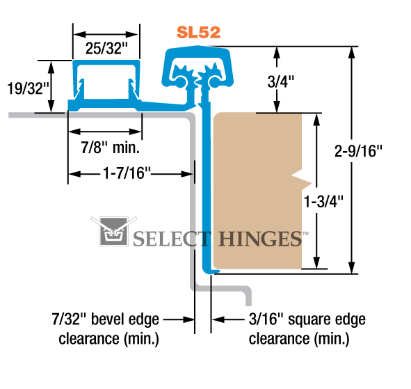 SL52 HD600 imperial diagram