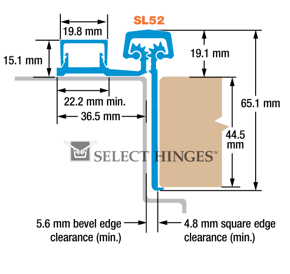 SL52 HD600 metric diagram
