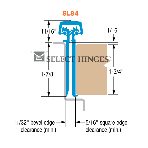SL84 HD600/LL imperial diagram
