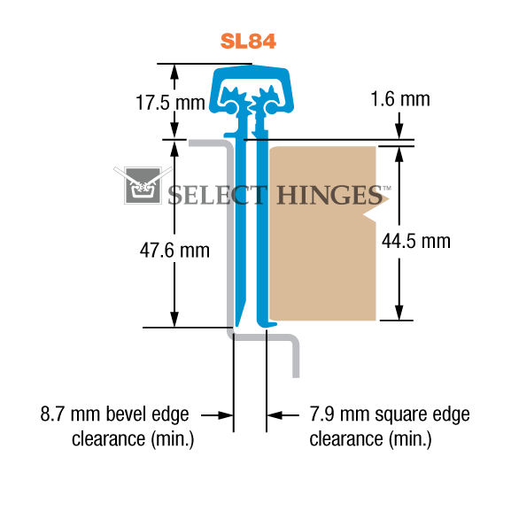 SL84 HD600/LL metric diagram