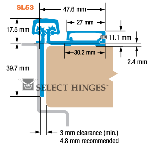 SL53 HD600 metric diagram