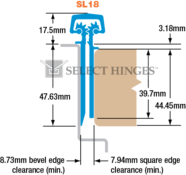 SL18 HD300/HD600/LL metric diagram