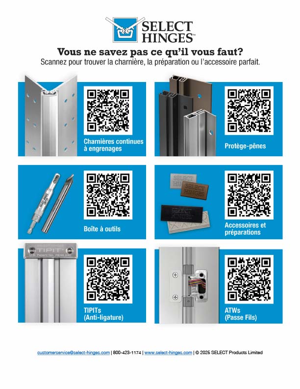 QR Code Sell Sheet - French