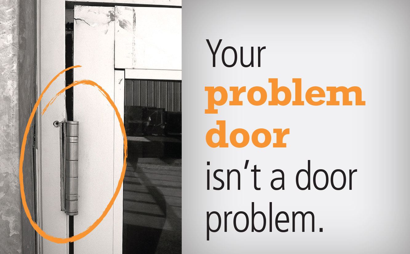 problem door banner